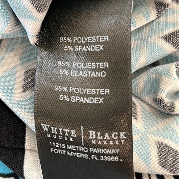 White House Black Market Colorblock No Wrinkle Lightweight Shift Dress sz.S - Picture 6 of 7
